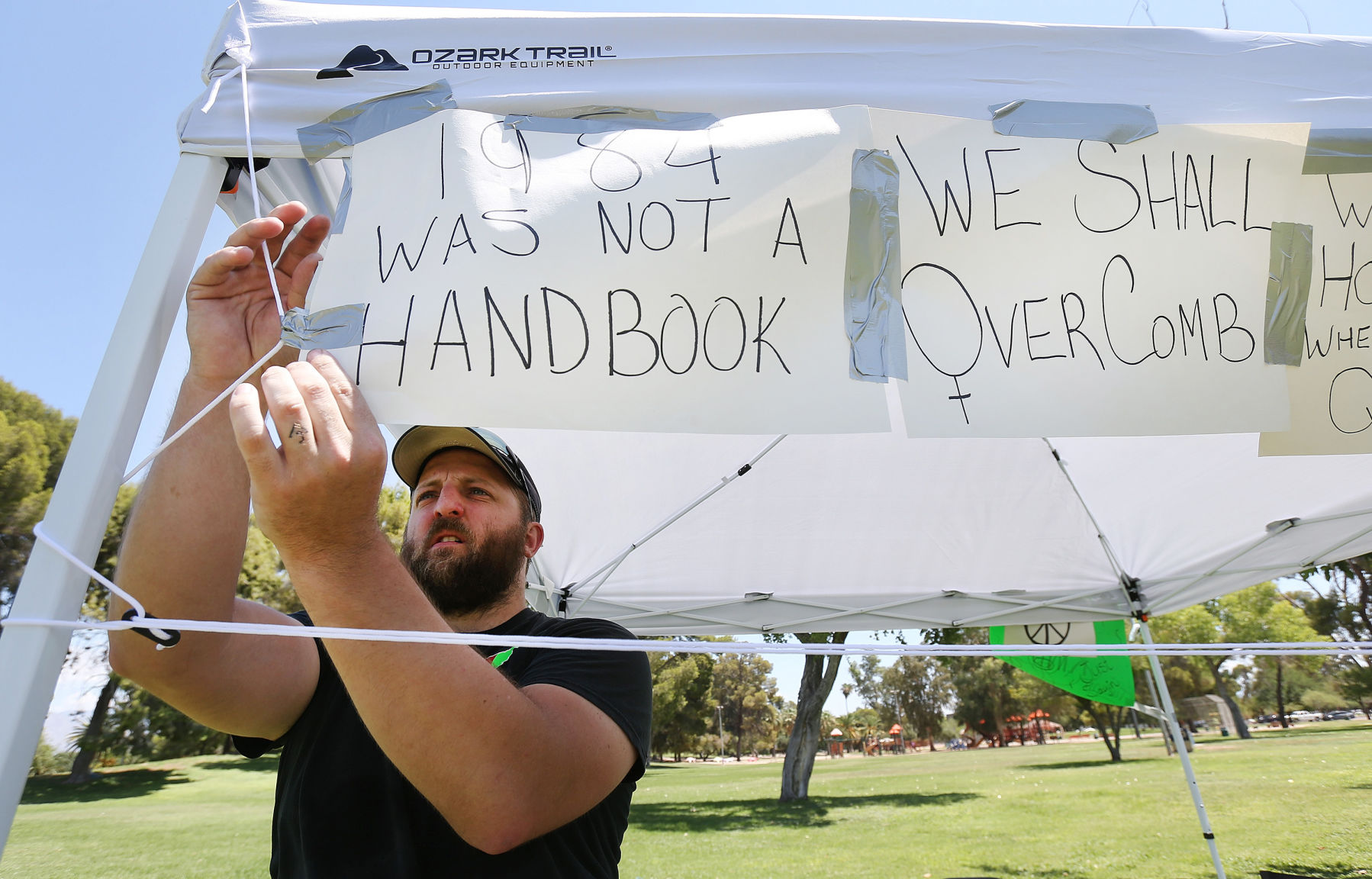 Patriot Movement AZ rally at Reid Park